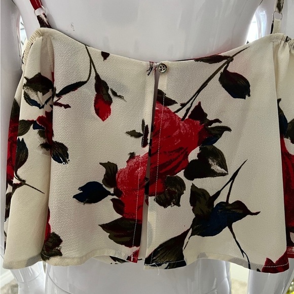 COPY - PAPILLON CROP FLORAL SHIRT XS - Picture 7 of 7